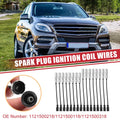 16 Pcs Spark Plug Wire Ignition Coil Cable No.1121500218 for Mercedes-Benz CL500 (2000–2006)