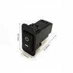 LED Light Bar Switch for Honda Jazz Fit (2001–2008)