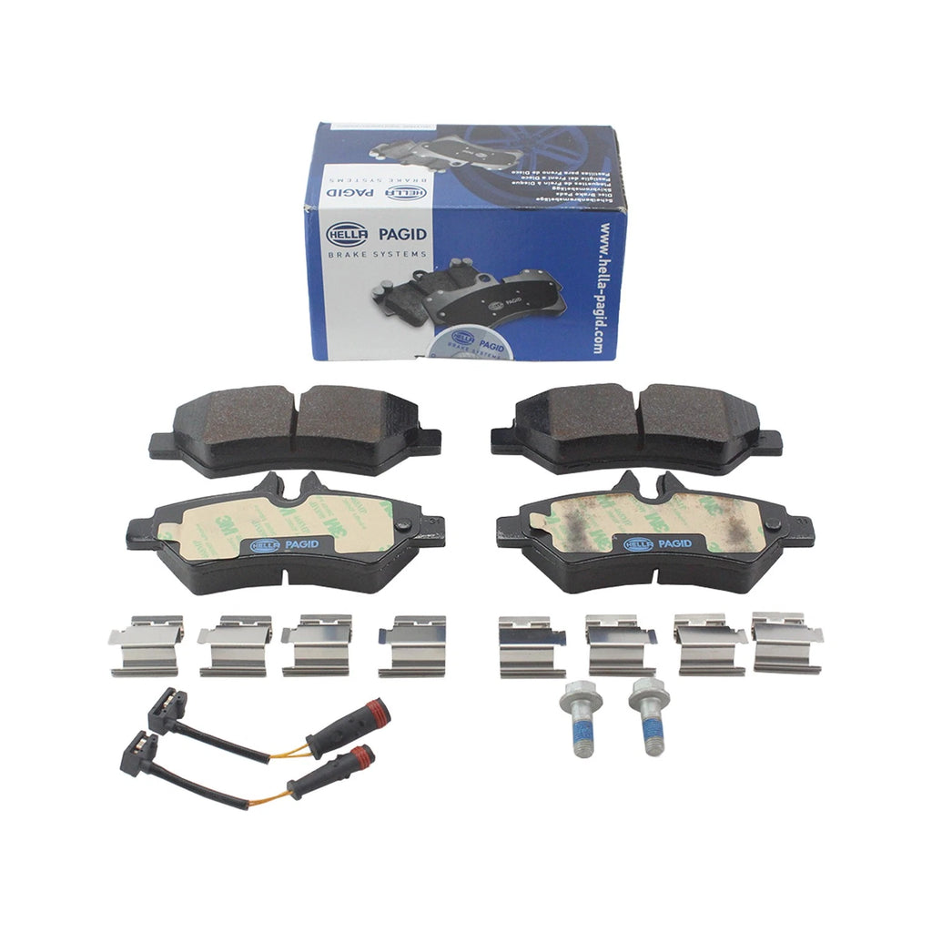 Set of 4 Hella Rear Low-Metallic Disc Brake Pads for Mercedes Sprinter 2500 (2010–2018)