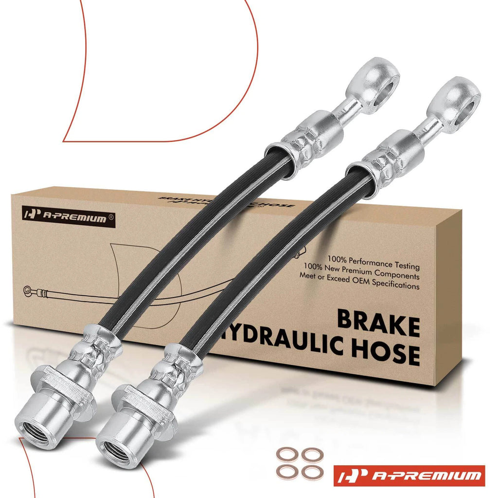 2X Rear Outer Brake Hydraulic Hose for Honda Pilot, Acura MDX (2003–2008)