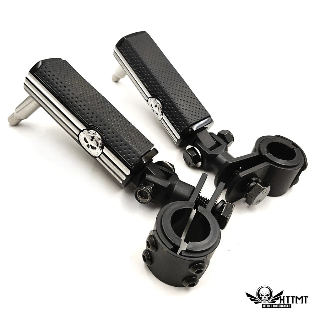 1 1/4" Adjustable Highway Footpeg Mount Kit for Harley Touring