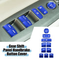 10pcs Window Switch Button Cover for Honda Accord (2018–2022) Blue