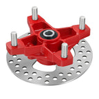 Front Wheel Hub Red w/Brake Disc for Honda Sportrax 400 TRX400EX TRX400X (2002–2014)