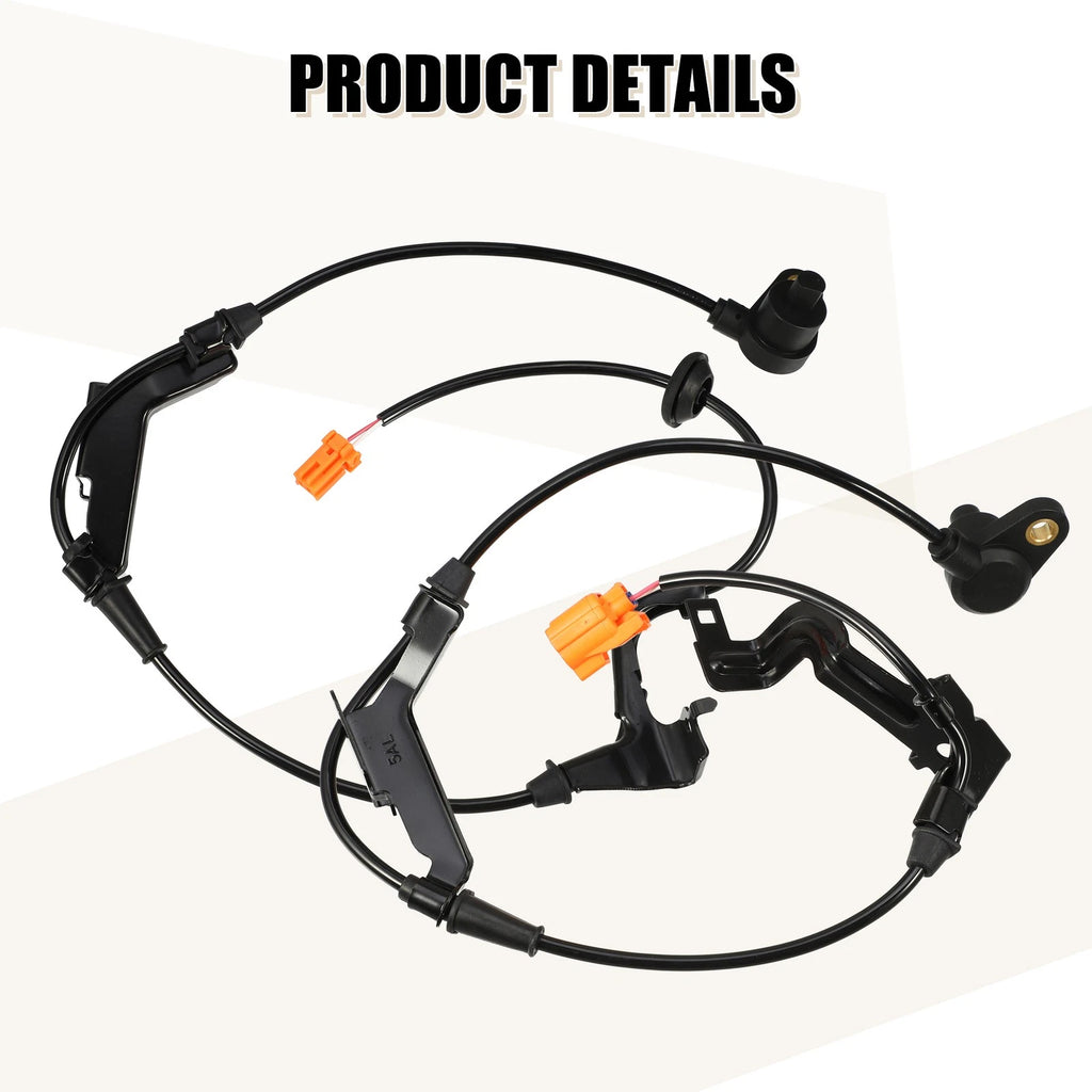 2pcs ABS Wheel Speed Sensor No. 57475S5D013/57470S5D013 for Honda Civic (2001–2005)