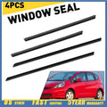 Set of 4 Door Weatherstrip Window Moulding Trim Seals for Honda Fit Jazz (2008–2013)
