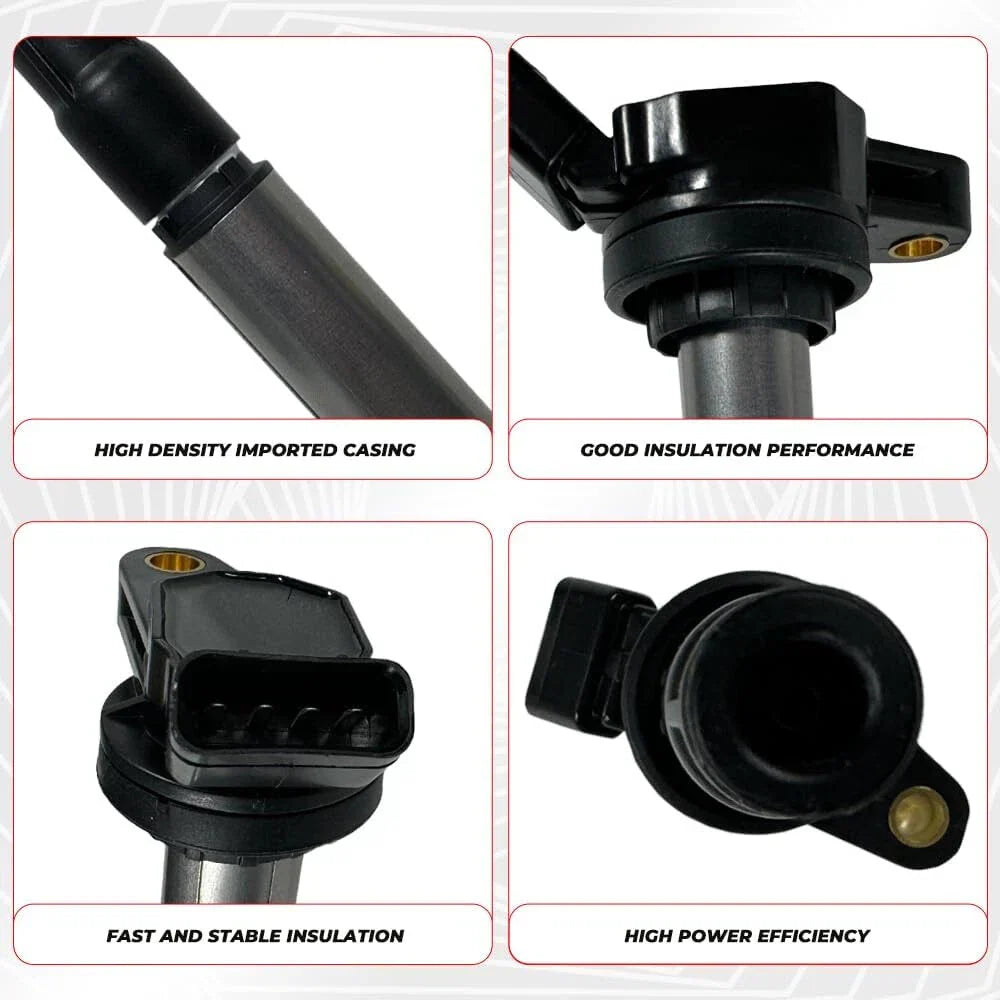 4 x Ignition Coils & Spark Plugs for Scion Toyota Corolla Matrix (2003-2013)