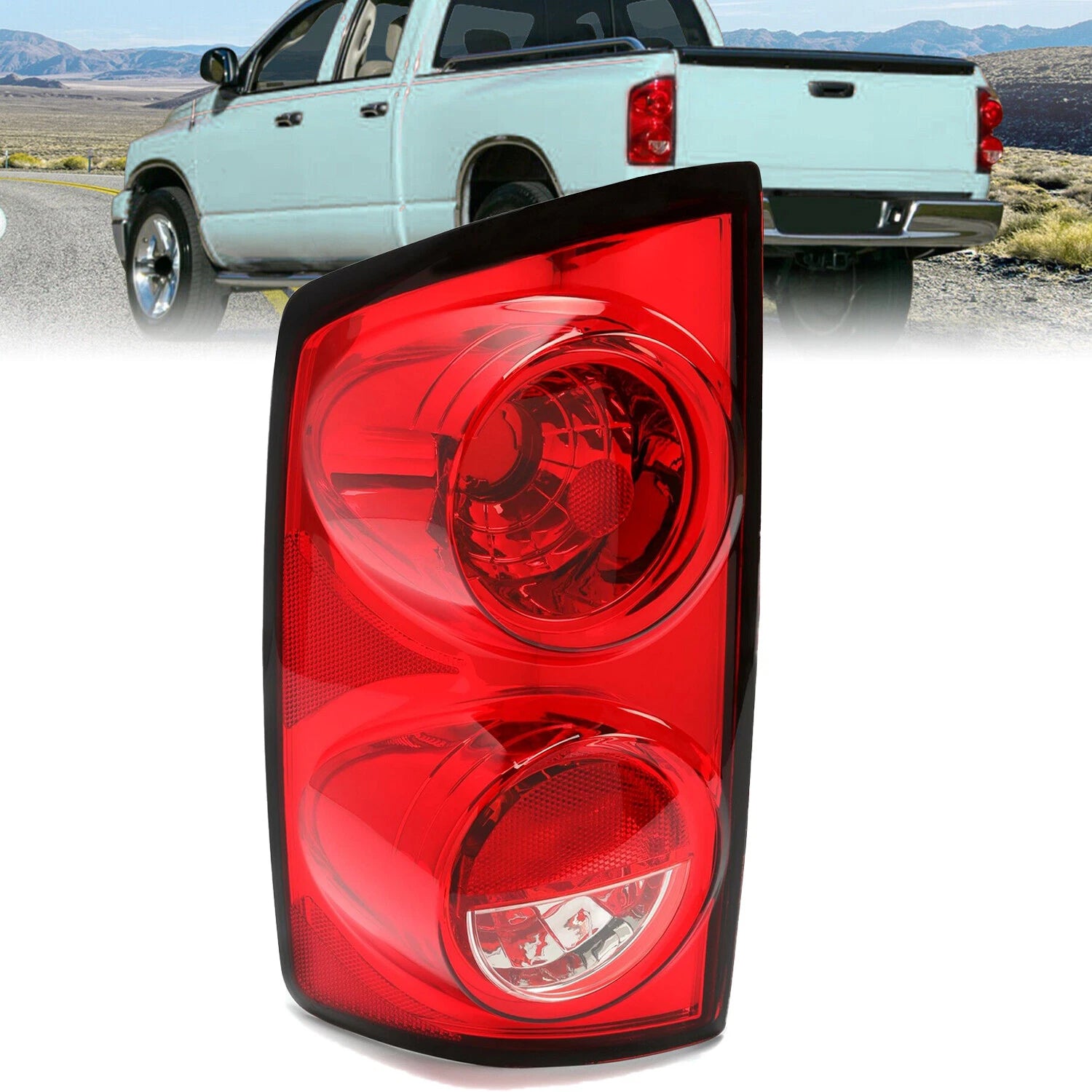 Driver Left Tail Light for Dodge Ram 1500 2007–2008, Ram 2500 2007–2009