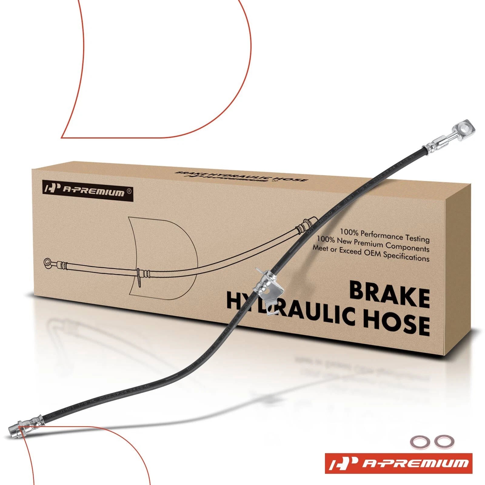 Rear Left Brake Hydraulic Hose for Chevrolet Volt (2011–2012)