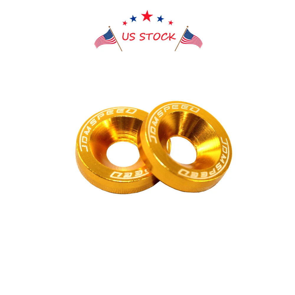20pcs Billet Aluminum Fender Bumper Washer Bolt Dress Up Kit for Universal