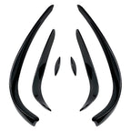 Set of 6 Front Bumper Lip Spoiler Fins Canards for Mercedes Benz C-Class (2015–2018)