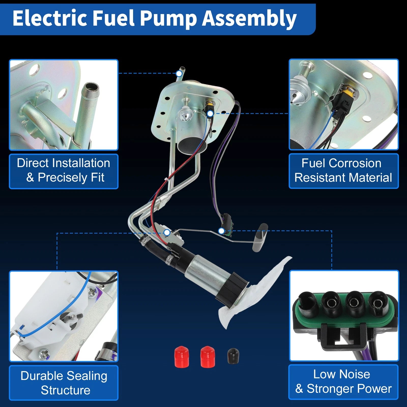 In Tank Fuel Pump Assembly Sending Unit for Chevrolet Corvette (1989–1996)