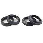 4 x Black Oil Seals Dust Seals for Front Fork Damper Shock Absorber (All Years)
