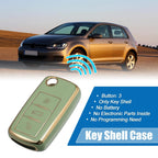 Silicone Key Fob Case Cover for Volkswagen Tiguan (2010–2017) - Green