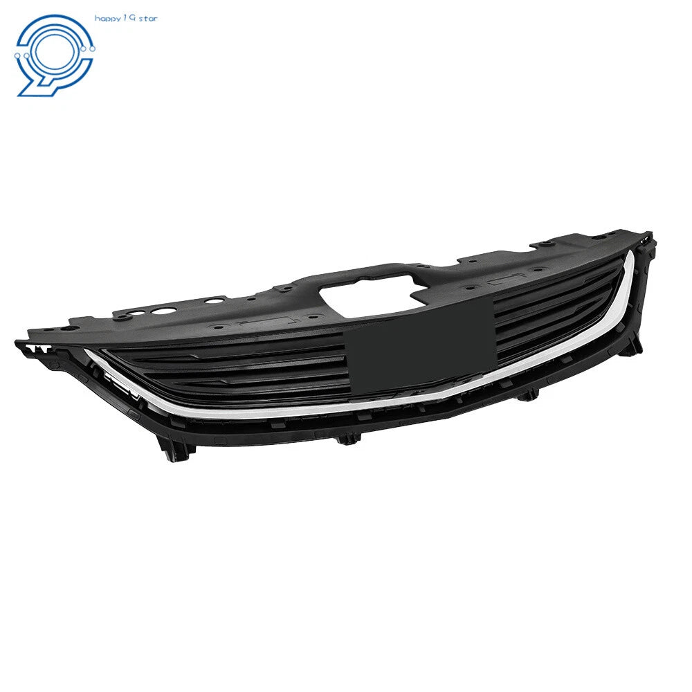 Front Upper Grille for Chevy Sonic (2017–2020) Matte Black Chrome