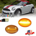 2X Amber LED Side Marker Lights for MINI Cooper R55 R56 R57 R58 R59