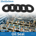 Set of 5 Oil Seal Rotary Shaft Seal Nitrile Rubber 25x52x5mm