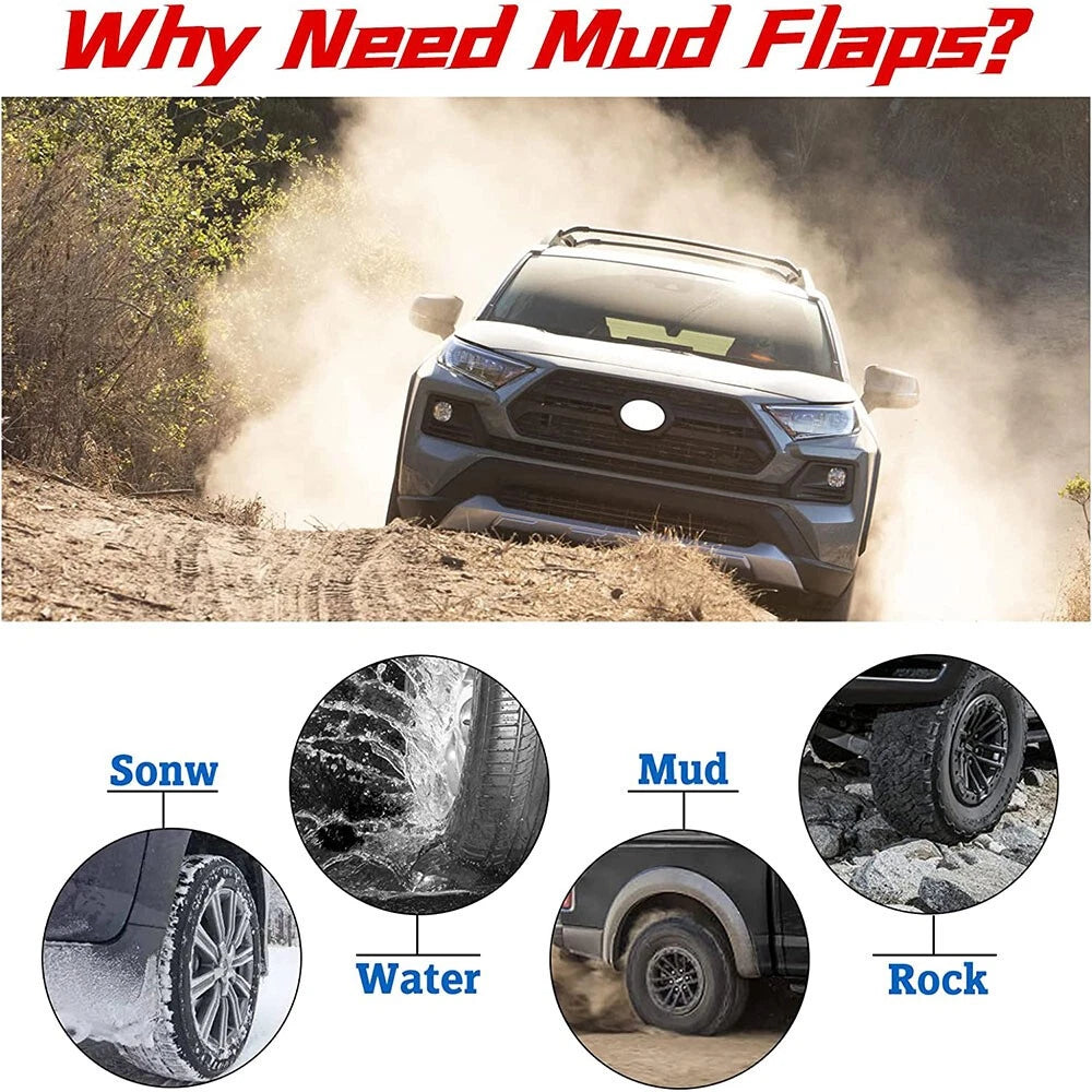Mud Flaps Splash Guards for Toyota RAV4 (2019-2022)