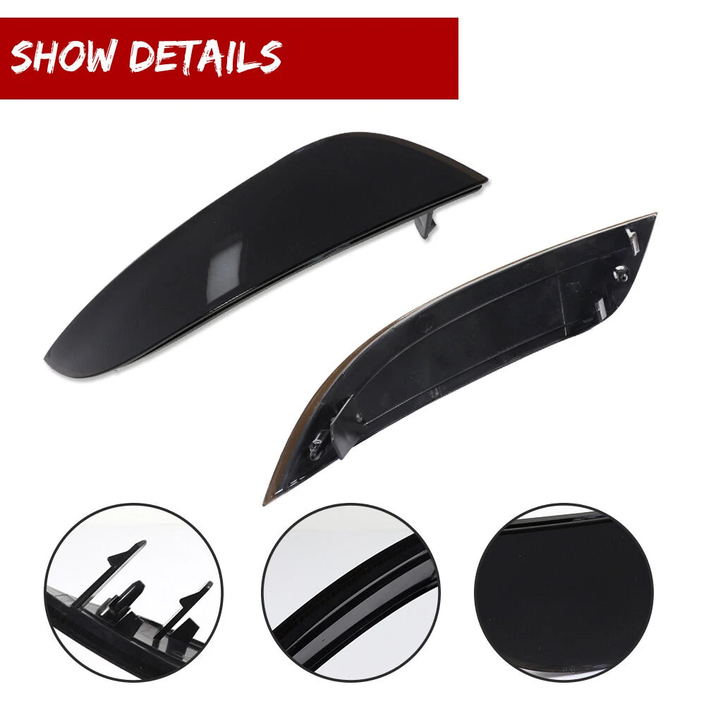 2X Smoked Lens Rear Bumper Reflector Lights for Ford Focus Hatchback (2015–2018)