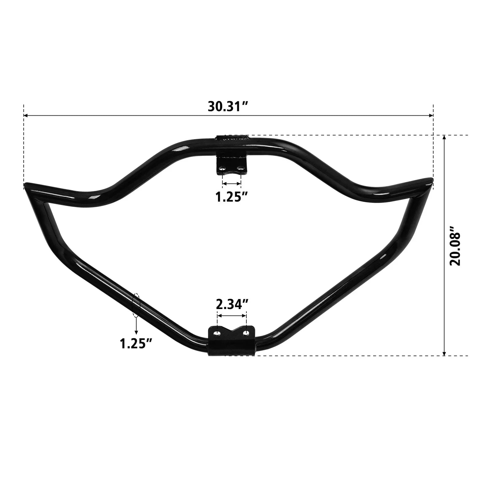 Mustache Engine Guard Crash Bar for Harley Sportster 883 1200 (2004-2022)