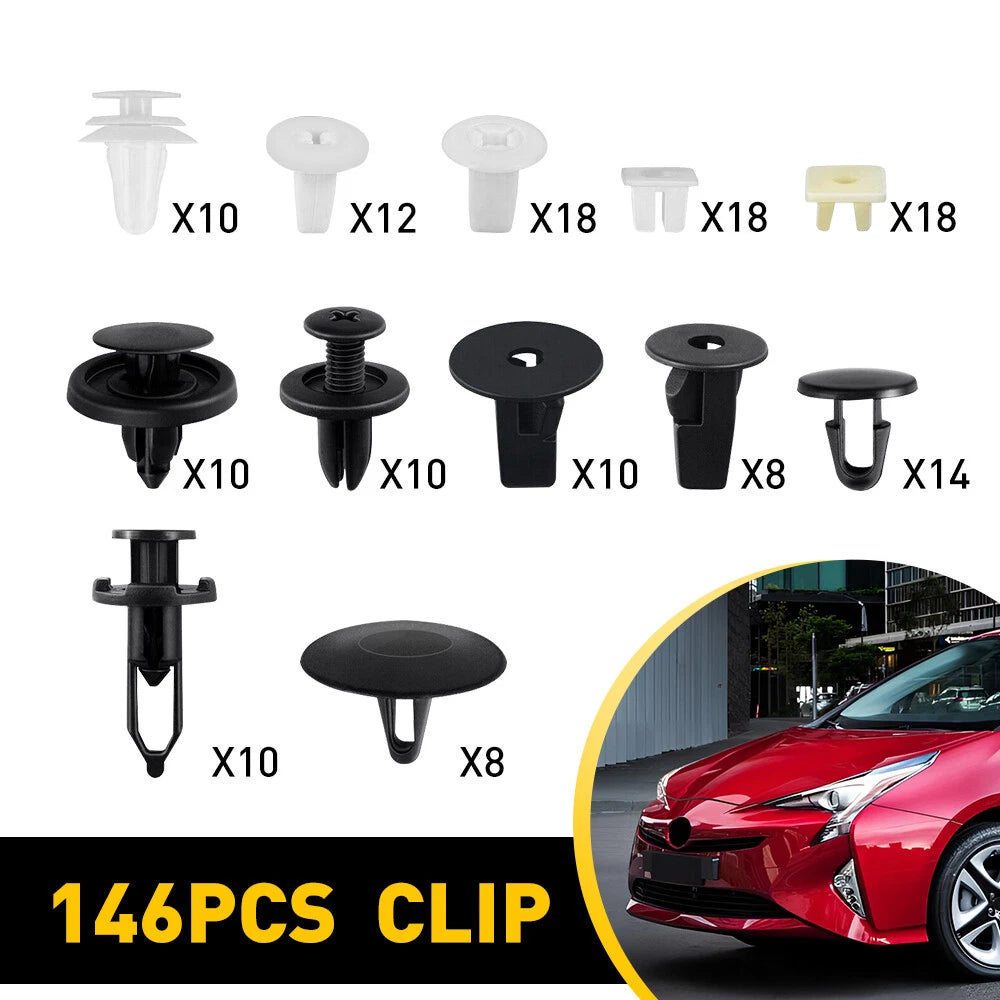 Set of 4 Fender Trim Clips for Toyota (YYYY–YYYY)