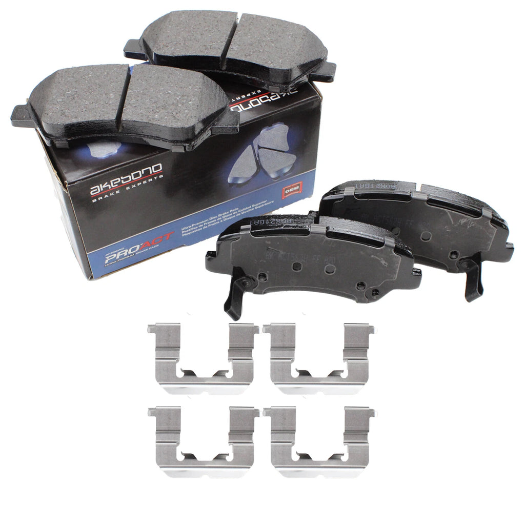 Akebono ProACT Front Disc Brake Pads for Hyundai Elantra GT, Kia Forte (2013–2018)