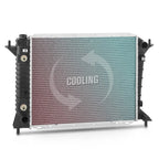 Aluminum Core Radiator DPI-1550 for Ford Thunderbird/Mercury Cougar (1994–1997)