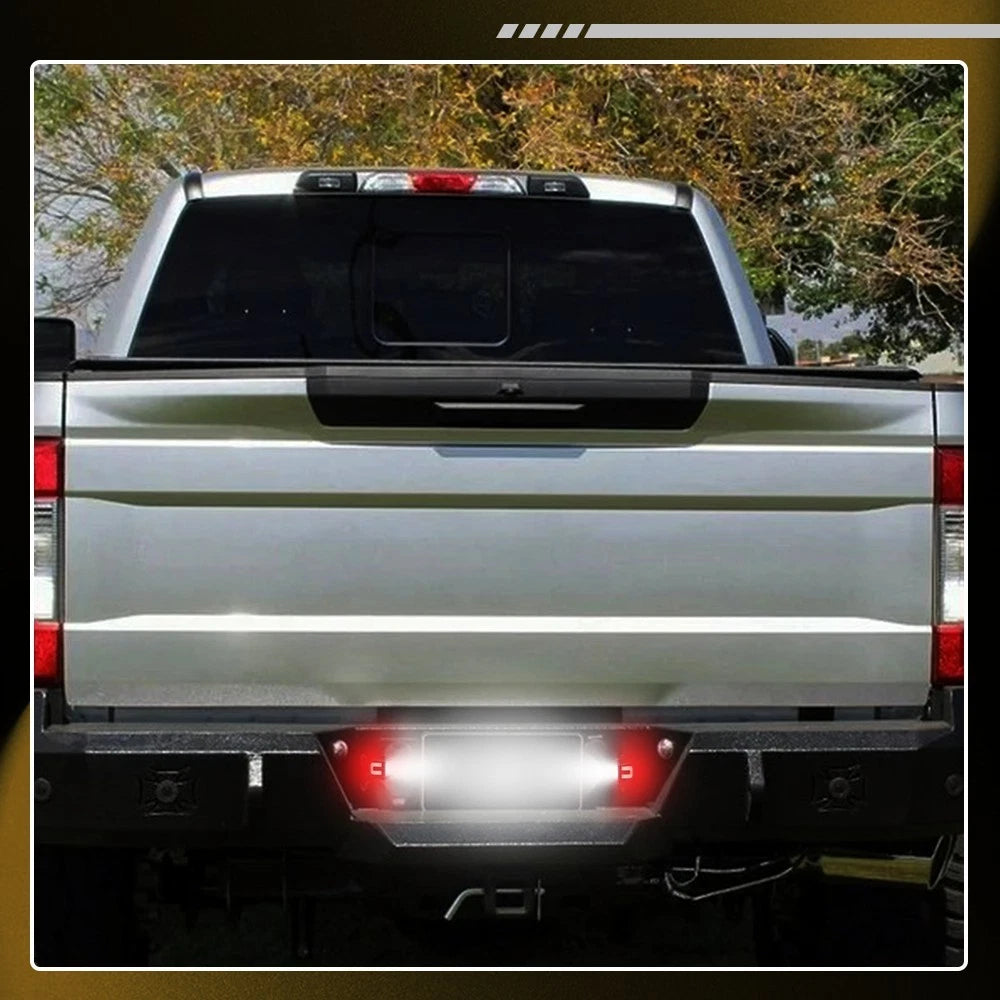 2X Red Tube LED License Plate Tag Light for Ford F150