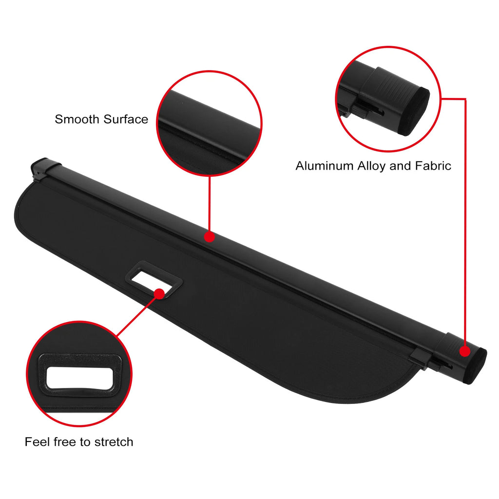 Retractable Rear Cargo Security Trunk Cover for Toyota Prius (2019–2023)