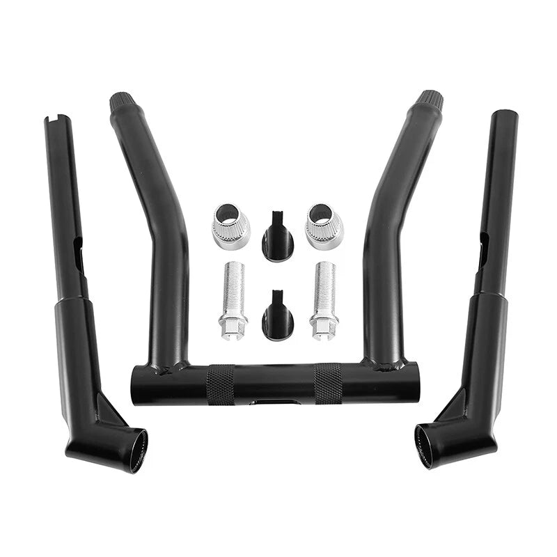 12" Rise Adjustable Hanger Handlebar for Harley Dyna Fat Bob (2008–2017)