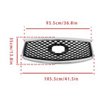 Front Upper Grille for Infiniti QX50 (2019–2023) Chrome Black with Camera Option