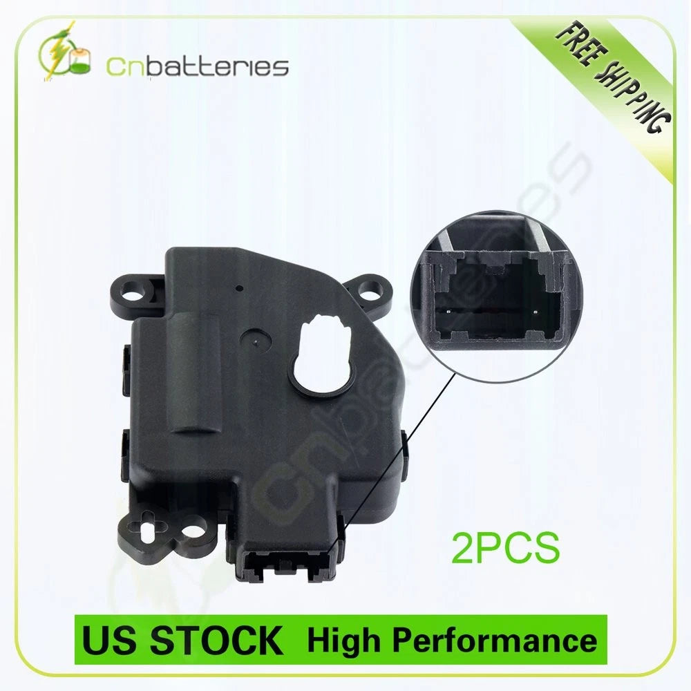 2X HVAC Heater Blend Door Actuator for Chrysler Town & Country (2009–2016) 68033337AA