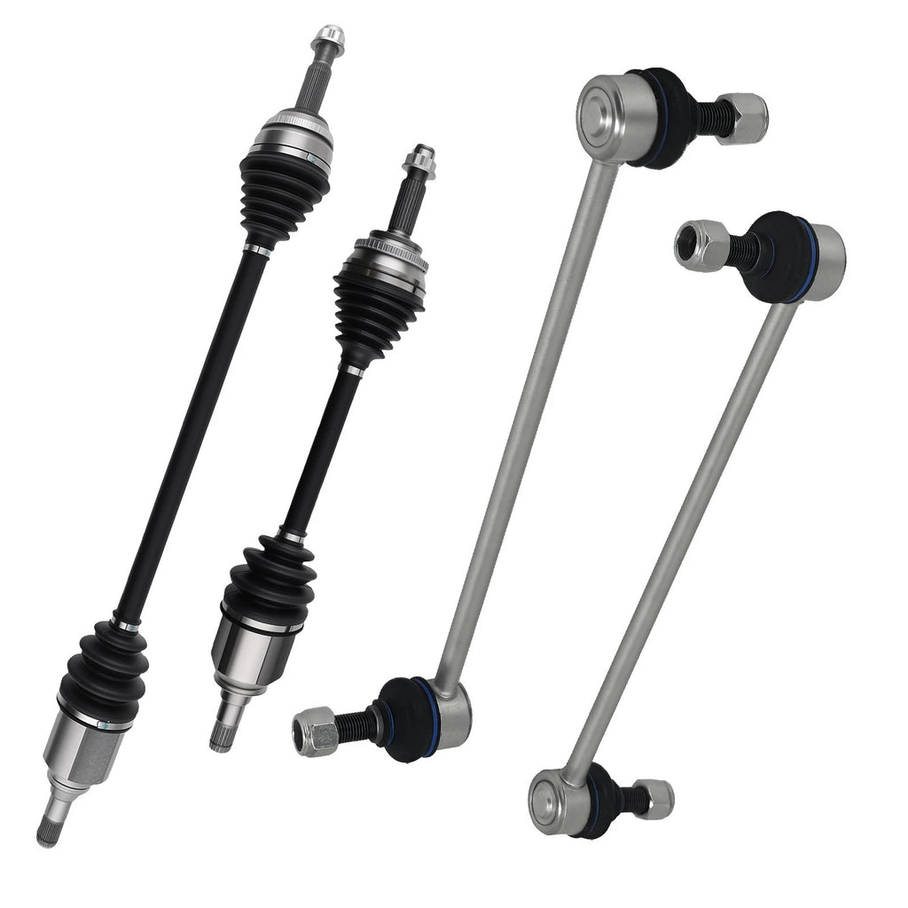 Set of 4 Front CV Axle Shaft Sway Bar Links for Toyota Corolla Pontiac Vibe (2003–2018)