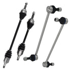 Set of 4 Front CV Axle Shaft Sway Bar Links for Toyota Corolla Pontiac Vibe (2003–2018)