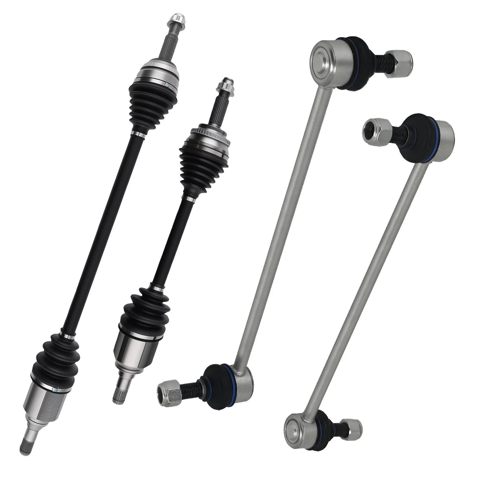Set of 4 Front CV Axle Shaft Sway Bar Links for Toyota Corolla Pontiac Vibe (2003–2018)