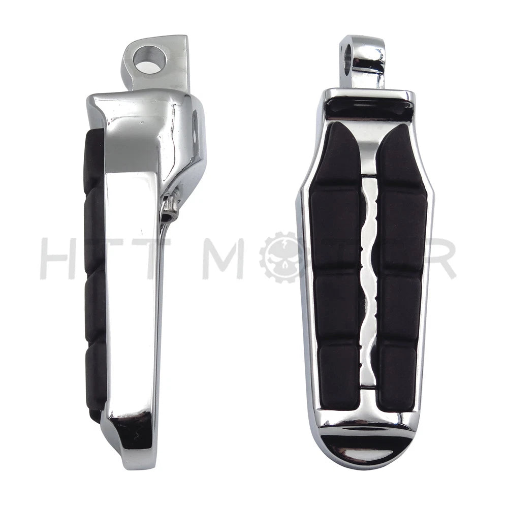 1.5" Chrome Long Footpeg for Yamaha Roadstar, Kawasaki Vulcan, Honda Shadow