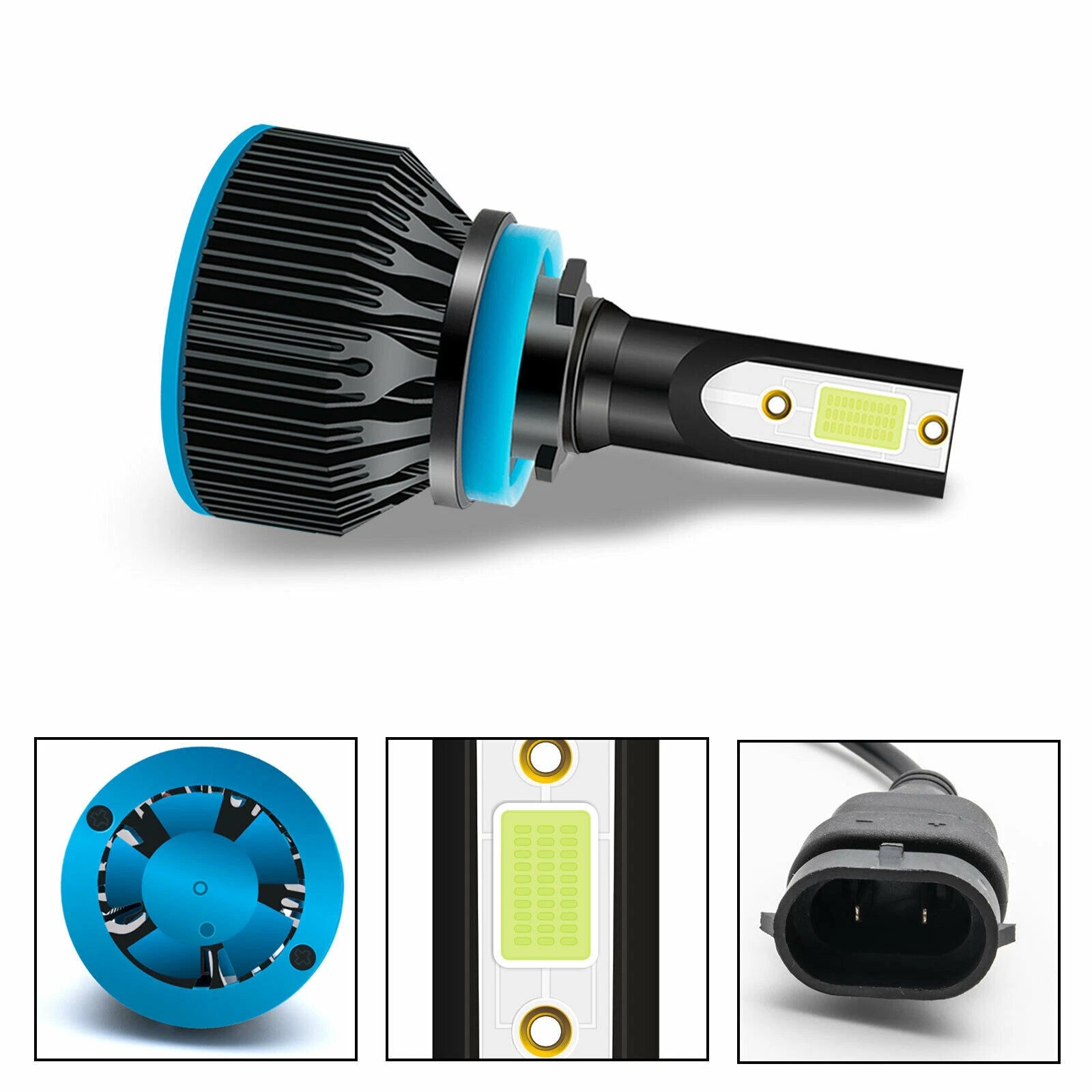 LED Headlight and Fog Light Bulb Kit for Toyota Tundra (2014-2019)