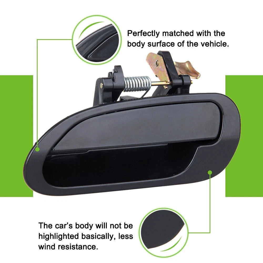 1Pc Black Exterior Rear Left Side Door Handle for Honda Accord (1998–2002)