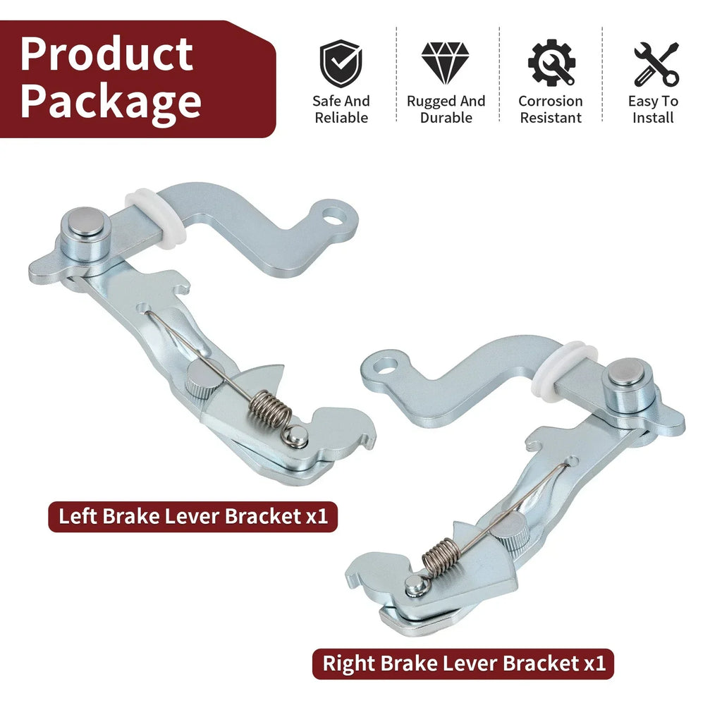 2x Left Right Brake Lever Bracket for Kawasaki Mule 4000 (2009–2023)