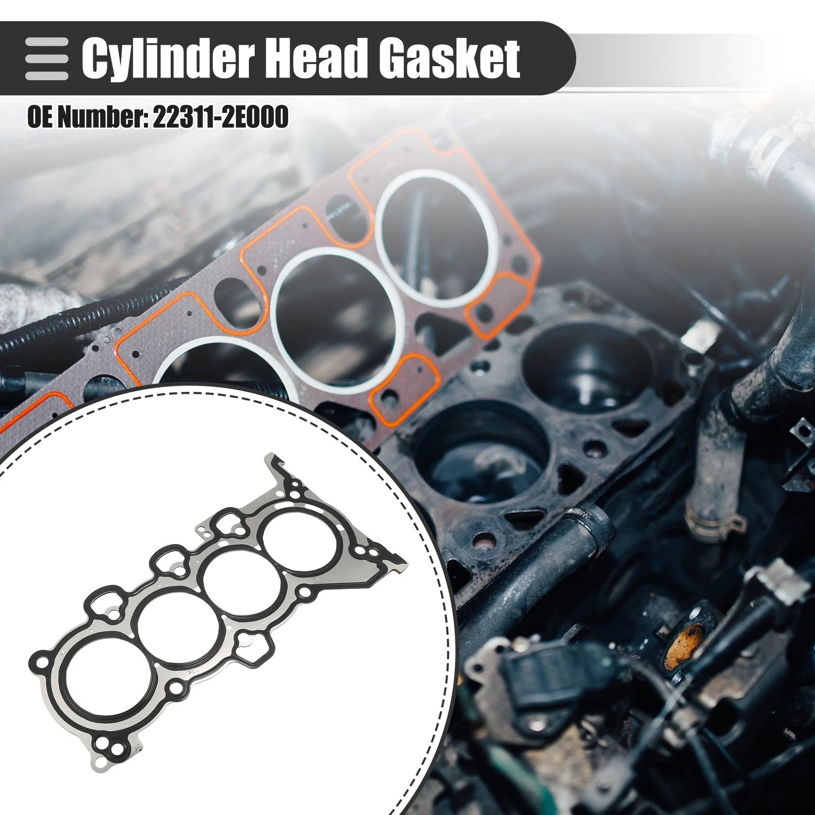 Cylinder Head Gasket for Hyundai Elantra 1.8L/2.0L (2011–2016) No. 22311-2E000