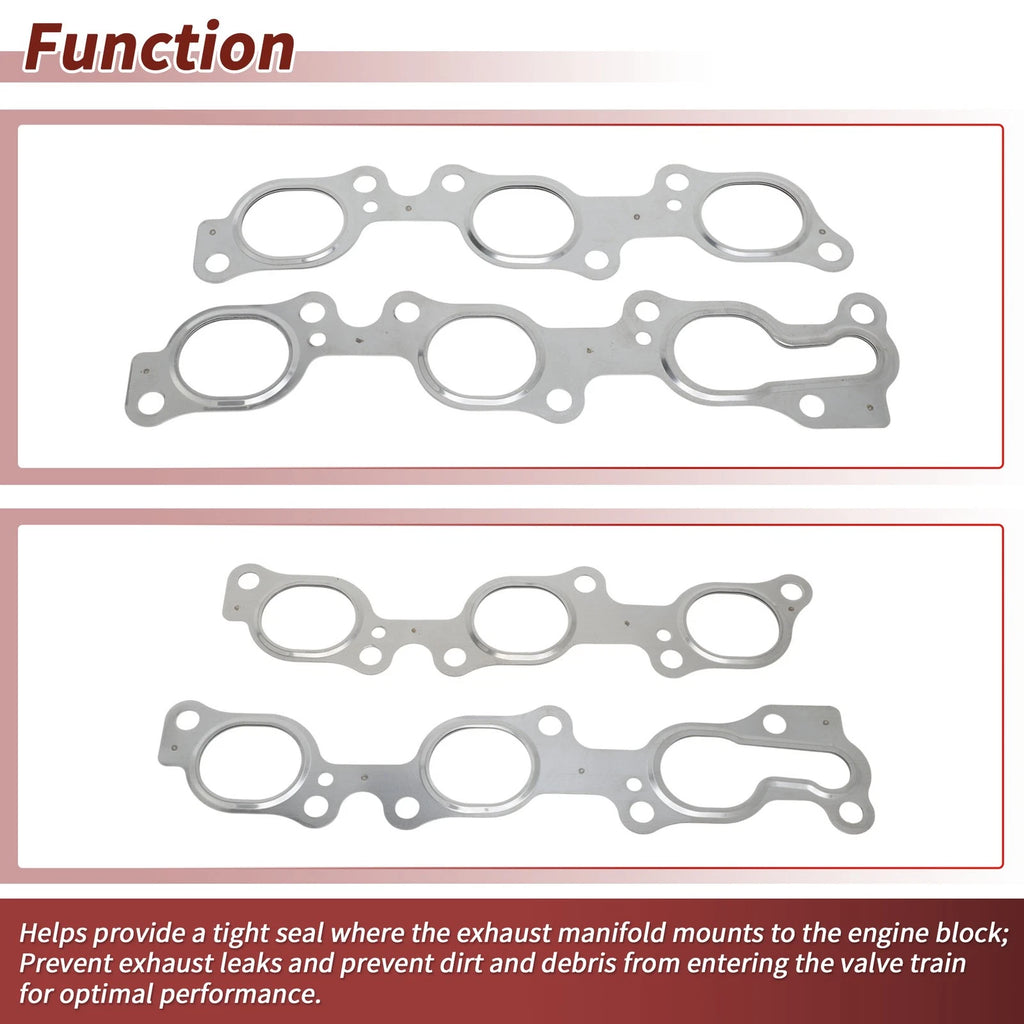 Exhaust Manifold Header Gasket for Toyota Land Cruiser (1990–1999) No.1719866010