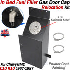 Fuel Filler Gas Cap Relocation Kit for Chevy GMC C10 K10 (1967–1987)