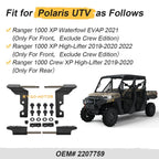 Half Door Hinge Hardware Kit for Polaris Ranger XP 1000 Crew (2018–2023)