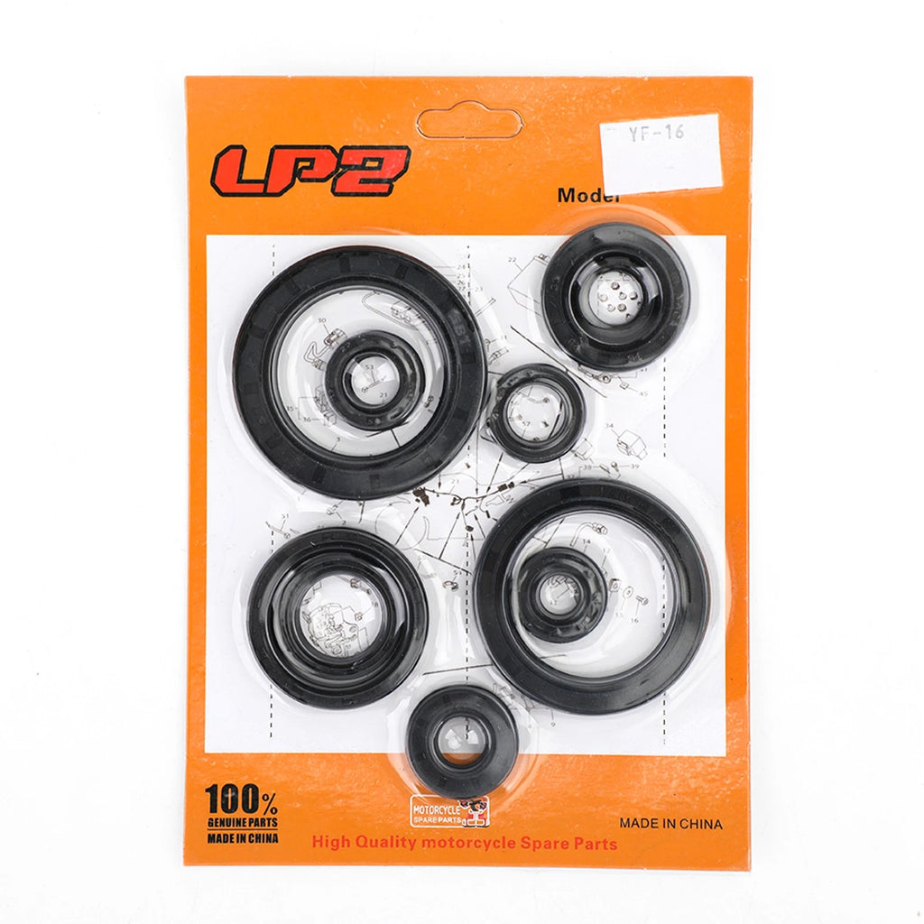 10pcs Engine Oil Seal Kit for Honda CRF450R (2007–2008)