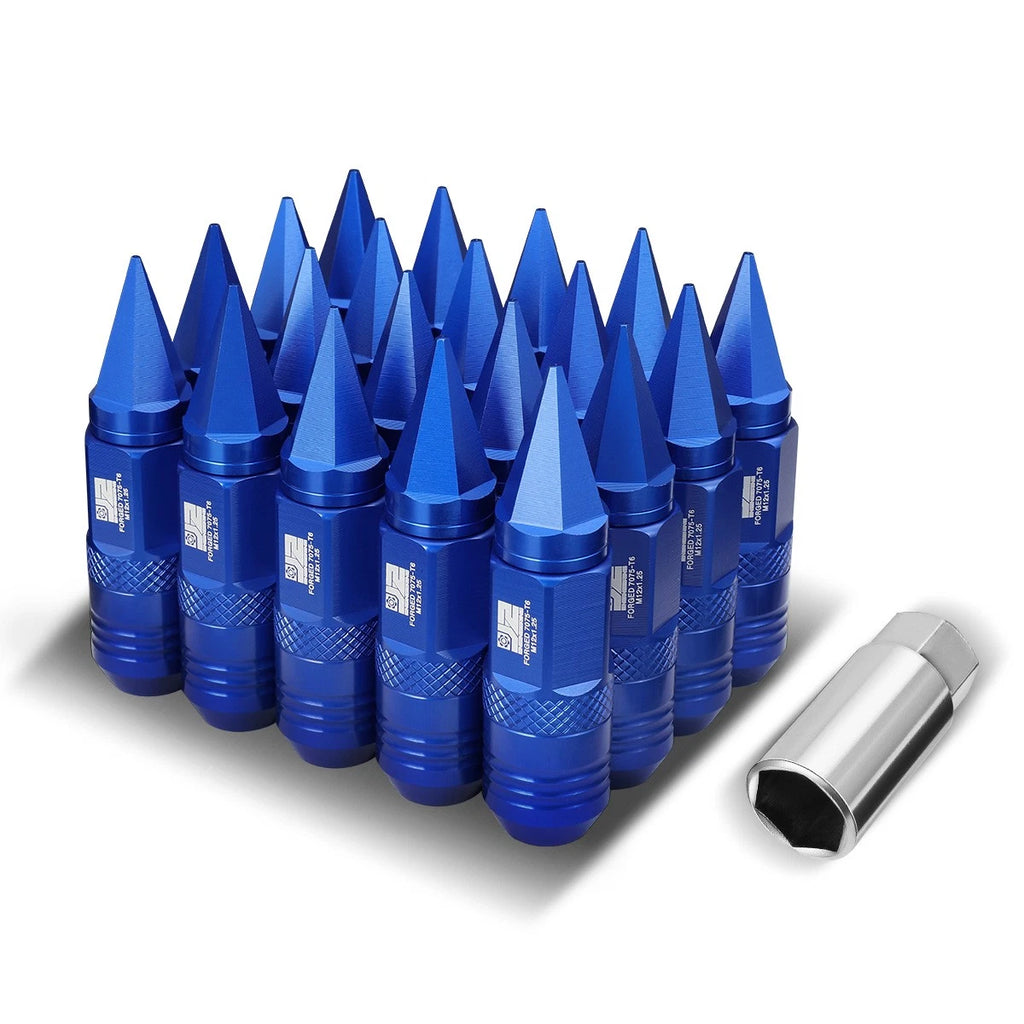 Set of 20 M12 X1.25 Open/Closed End Lug Nuts for J2 Aluminum