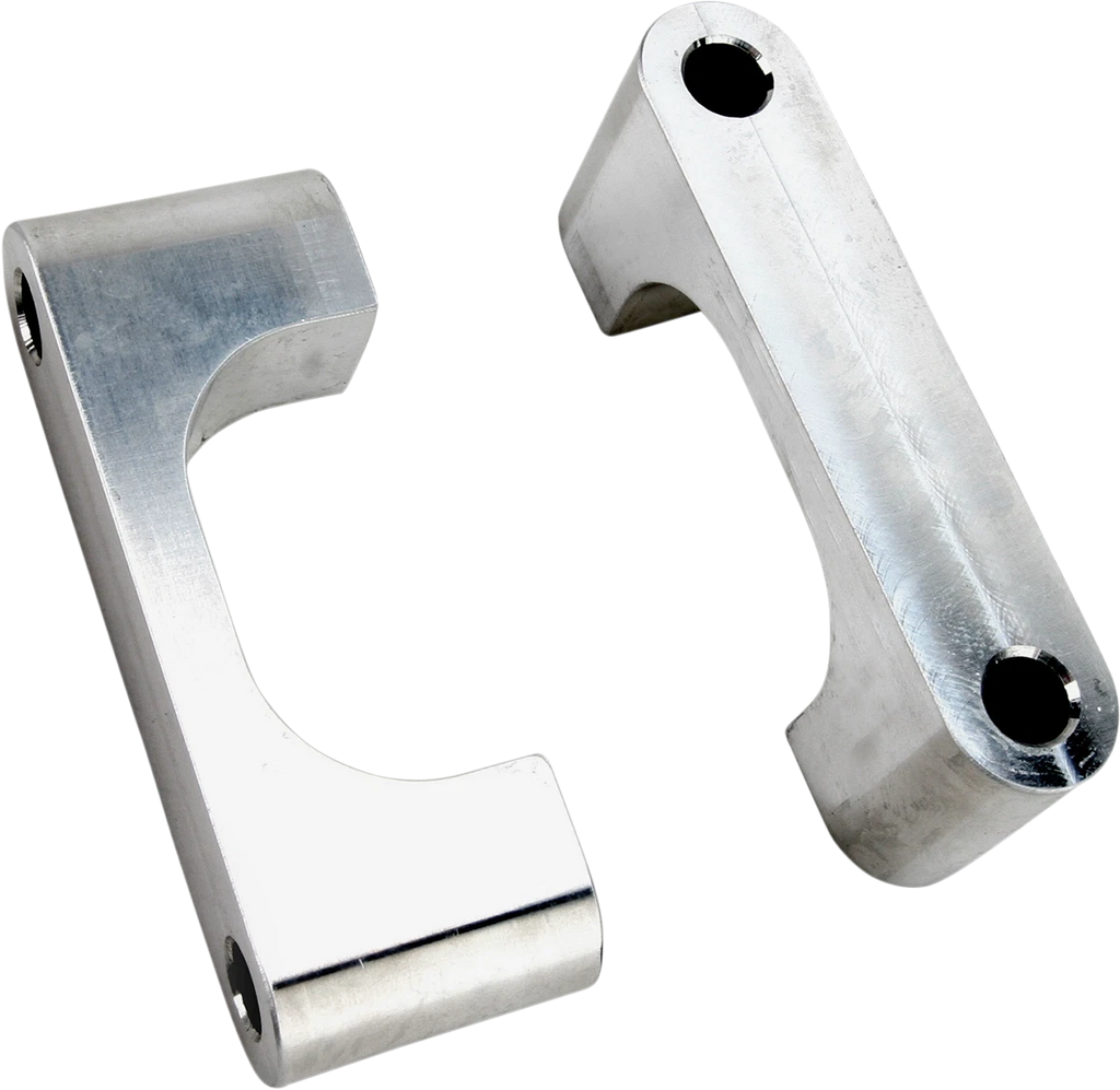 Hugger Front Fender Mounting Blocks for KLOCK WERKS (21" Wheels, Chrome)