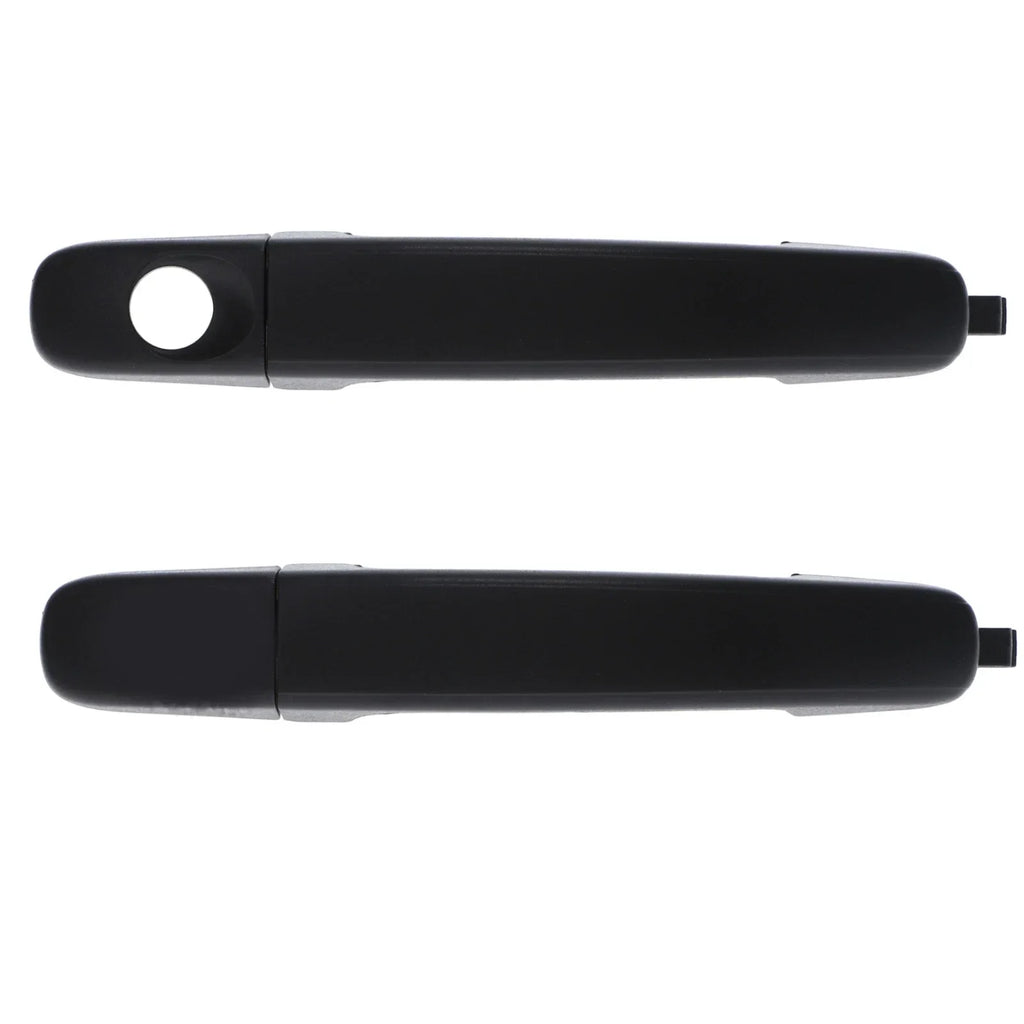 2 x Front LH+RH Textured Black Outer Door Handle for Ford Ranger (2011–2022)