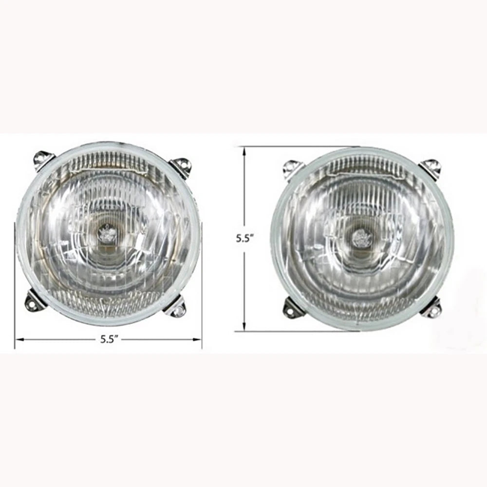 Headlights for Massey Ferguson Tractor 158, 20D, 50H, 290, 595 (RHD)