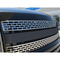 Polished Stainless Steel Upper Front Grille Overlay for 10-14 Ford F-150 Raptor