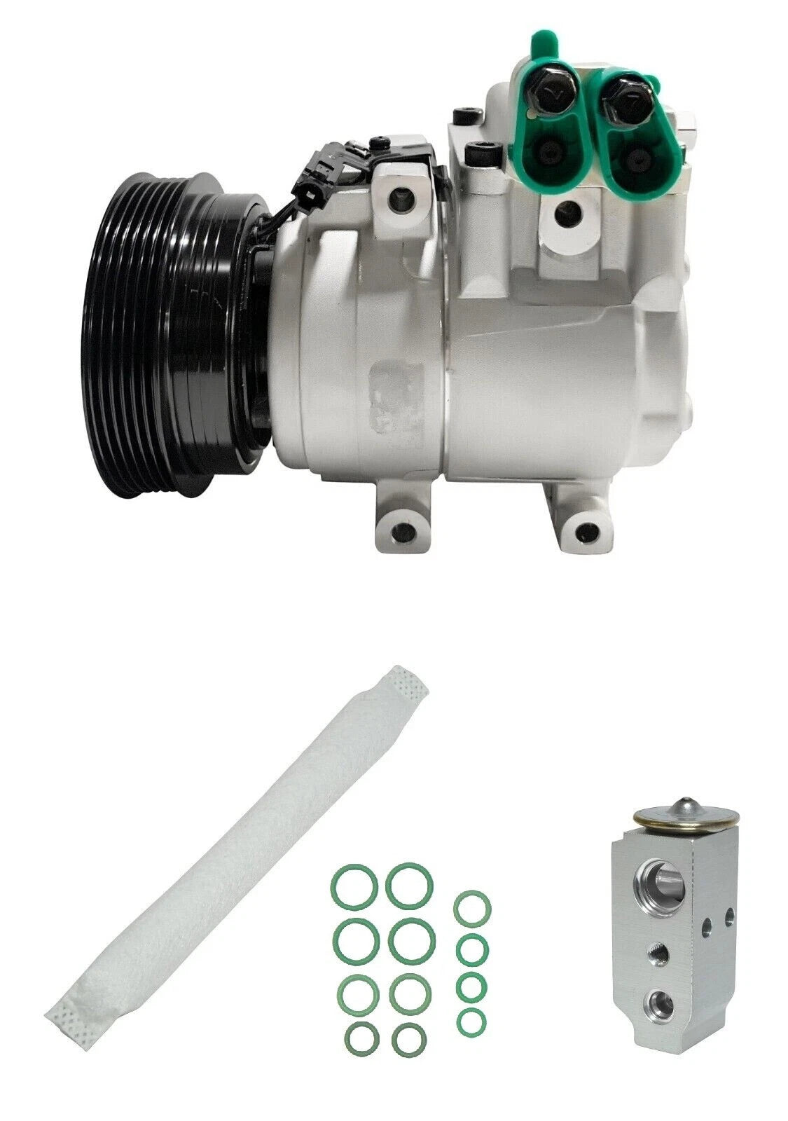 A/C Compressor Kit Replacement for Hyundai Tiburon 2.7L V6 (2005-2006)