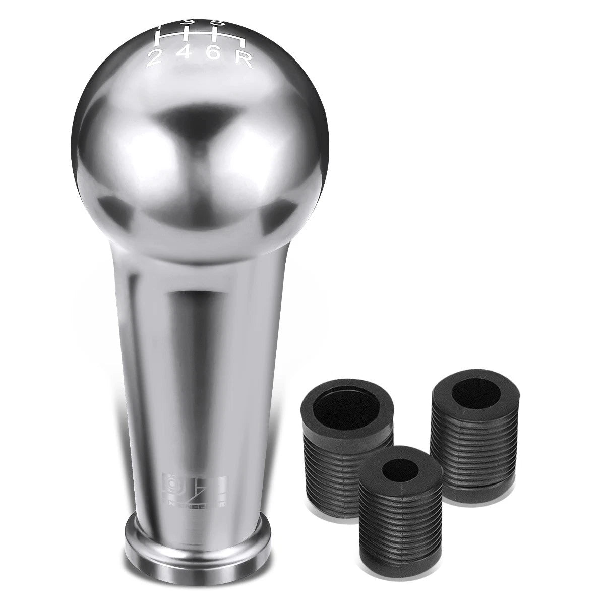 46mm 6-Speed Aluminum Shift Knob for Universal Applications (M8 M10 M12)